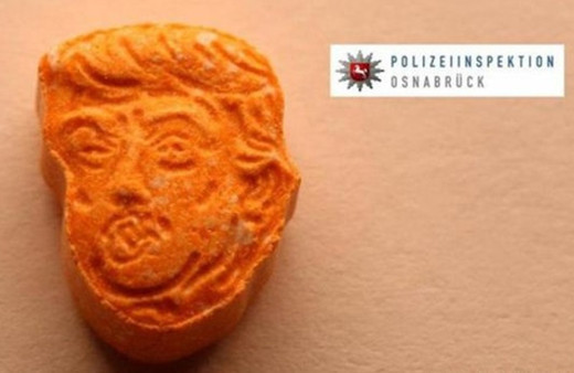 Trump şeklinde uyuşturucu hap ele geçirildi!