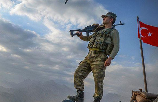 'Kartal yuvası'nda vatan nöbeti böyle görüntülendi