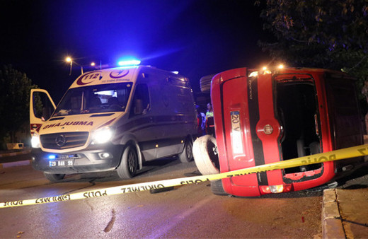 Denizli'de trafik kazası: 1 ölü