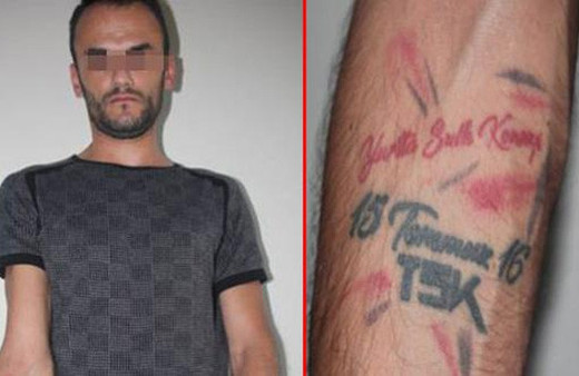 Mahkemeden "dövmeli darbeci" için karar