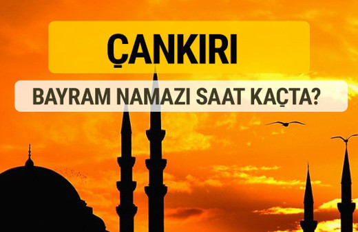 Çankırı Kurban bayramı namazı saati - 2017