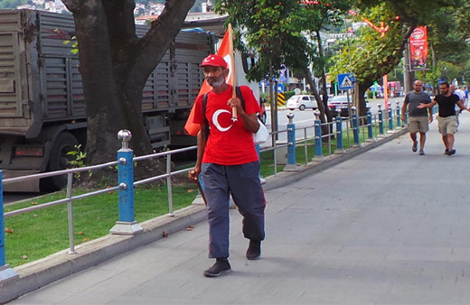 Eren Bülbül için Samsun'dan Maçka'ya yürüyor
