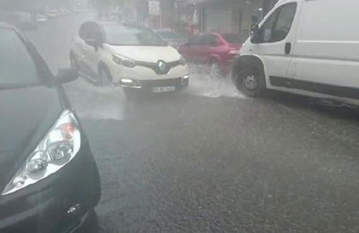 İstanbul'daki kuvvetli yağıştan ilk fotoğraflar