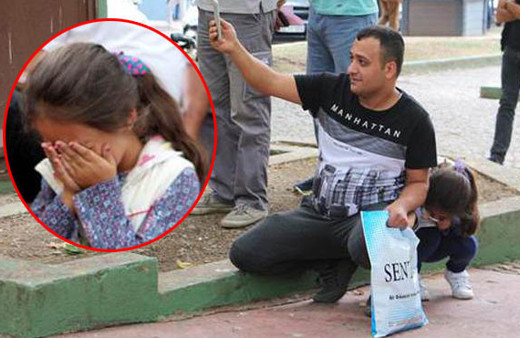 Baba selfie peşinde, kızı hüngür hüngür ağladı