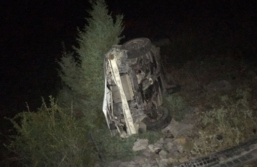 Konya'daki kazada mucize kurtuluş