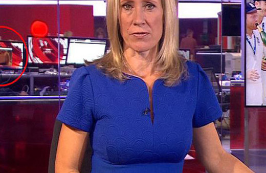 BBC canlı yayınında 'çıplaklık' şoku