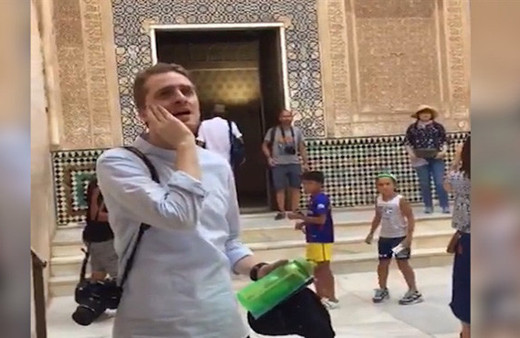  El Hamra’da 5 asır sonra ilk kez ezan okundu