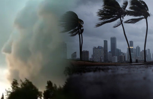 Irma kasırgasında gökte beliren siluetin gizemi ne ?