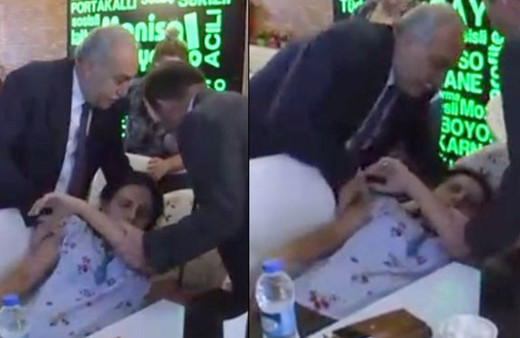 Bayılan kadına ilk müdahale Bakan Fakıbaba'dan