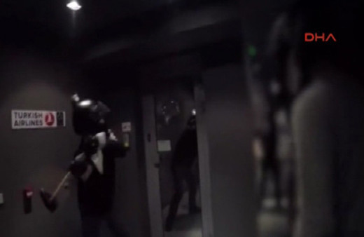 Atina'daki THY saldırısının görüntüleri paylaşıldı