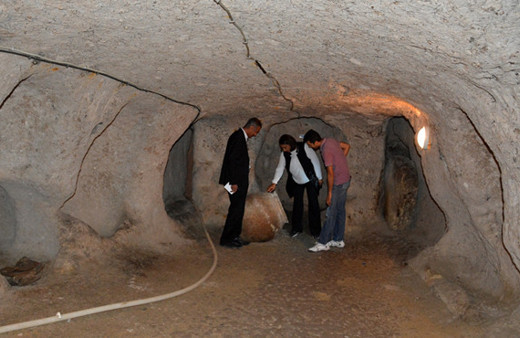 Kırşehir'de 1800 yıllık yer altı şehrinde 16 oda keşfedildi