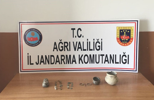 Ağrı'da tarihi eser kaçakçılığı operasyonu