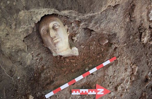 Side Antik kentindeki kazılarda bulundu