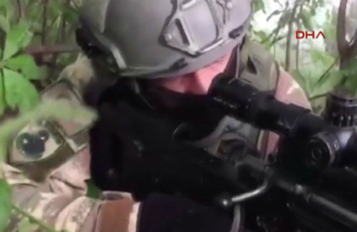 Özel ekipler Maçka’da terörist avında