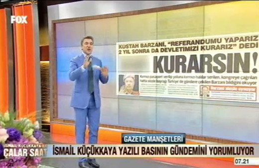 İsmail Küçükkaya Sözcü'nün manşetini blurladı