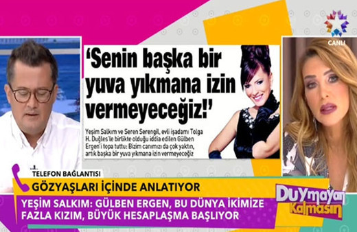 Yeşim Salkım: Gülben Ergen dünyanın gelmiş geçmiş en büyük...
