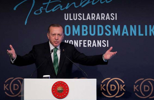 Erdoğan'ın konuşmasını pür dikkat dinlediler