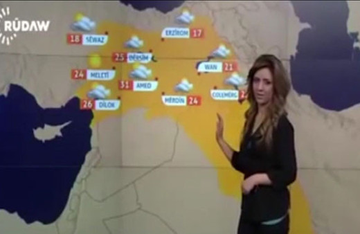 Rudaw kanalında harita skandalı