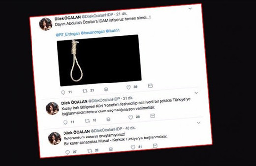 Dilek Öcalan'ın Twitter hesabı hacklendi!