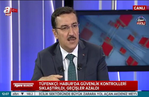 Bakan Tüfenkci'den Habur açıklaması