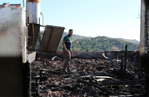 Kurbanlık satışından kazandığı 1 milyon lira kül oldu!