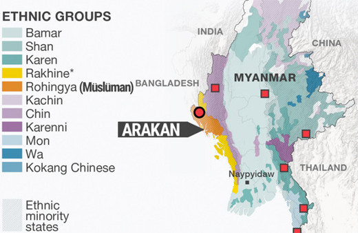 Arakan nerede? Myanmar cesetleri yakıyor son durum fena