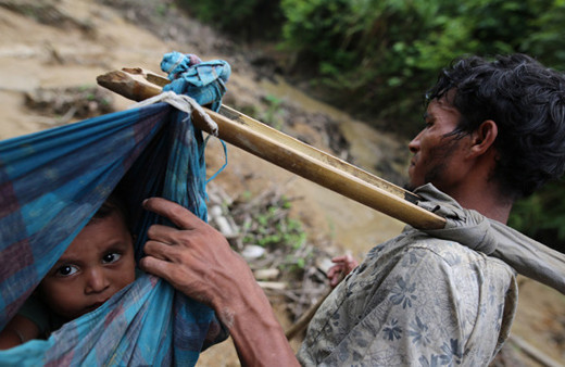 Arakanlı Müslümanların acı dolu kaçış yolculuğu