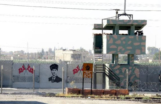 Sınırda flaş gelişme o bayrak ve flamalar artık yok