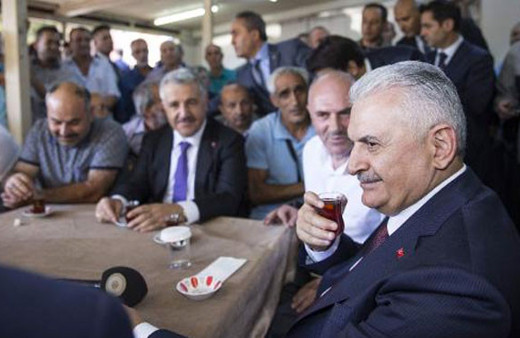 Başbakan Yıldırım'dan sürpriz ziyaret