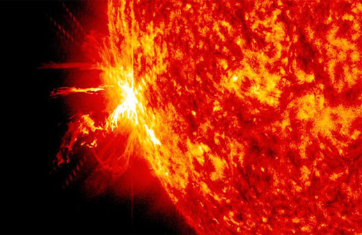 Güneş'te son 12 yılın en büyük patlaması meydana geldi