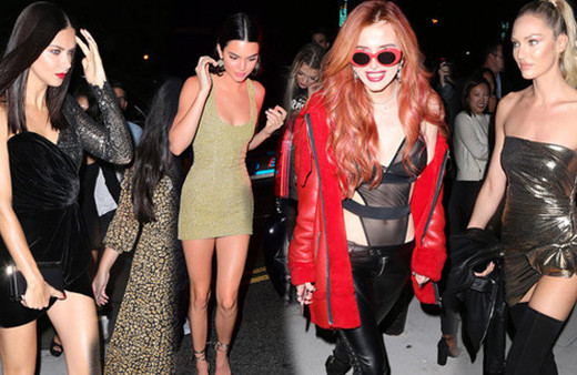 Ünlü modeller, Türk yıldızın partisine koştu