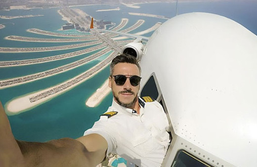 O pilot milyonları böyle kandırmış