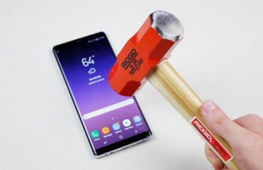 Samsung Galaxy Note 8 dayanıklılık testi
