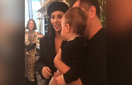 Gülşen ile Ozan Çolakoğlu'nun oğulları Azur Benan 1 yaşına bastı