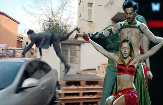  Hadise'nin dansçısı, Çukur'da aksiyon sahnelerinden fırlamış gibiydi