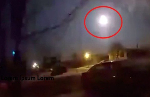 Büyük bir gürültüyle düştü, sosyal medyada paylaşımlar peş peşe geldi