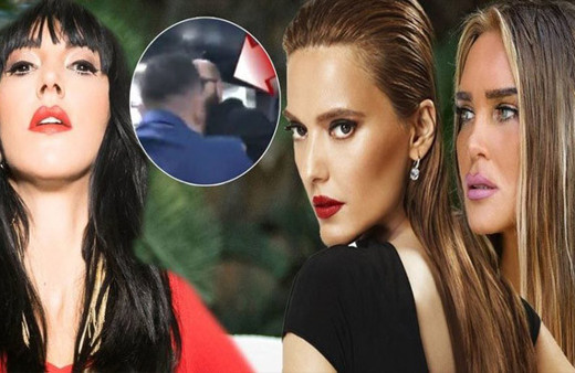  Fuarda Hande Yener, Seren Serengil ve Demet Akalın gerilimi