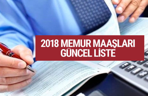 Memur maaşı 2018 ocak ayı enflasyon farkı zamlı maaşları