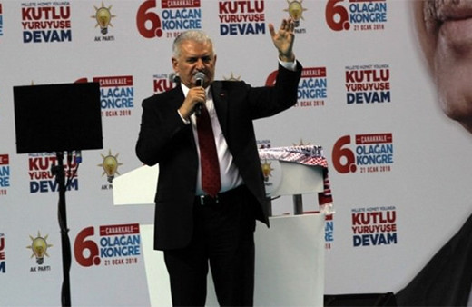 Başbakan Yıldırım harekatı o karikatürle anlattı!