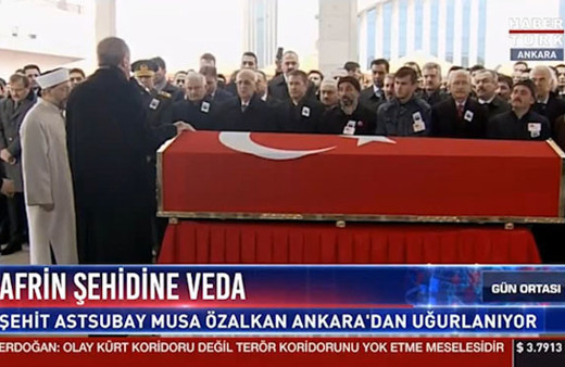 Afrin şehidi uğurlandı! Erdoğan'dan flaş açıklama