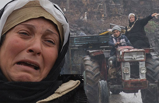 'Zeytin Dalı'yla köyüne döndü: Gözyaşlarına boğuldu!