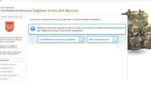 Askerlik yeri sorgulama e-devlet kısa dönem