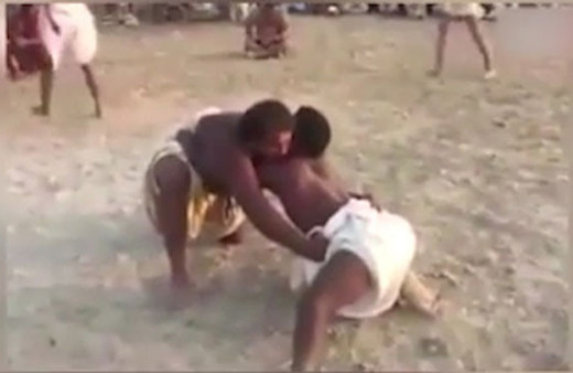 Yok böyle güreş hayrete düşeceksiniz