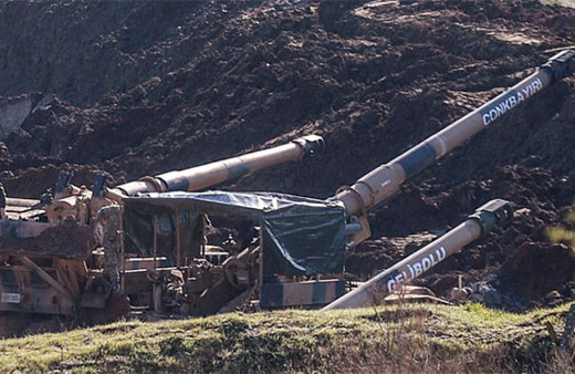 Obüslerin namlusundaki dikkat çeken mesaj! Ne yazıyor?..