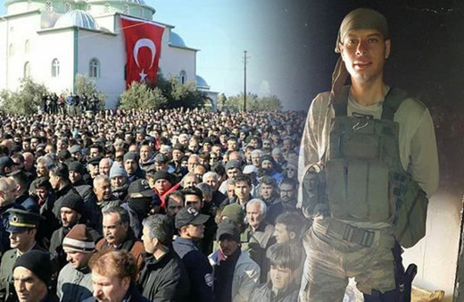 Zeytin Dalı şehidini binler uğurladı