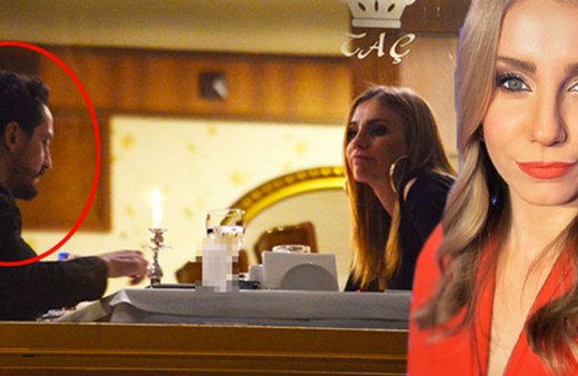 Tuncay Şanlı, sarışın spikerle yakalandı! Flaşlar patlayınca panikledi