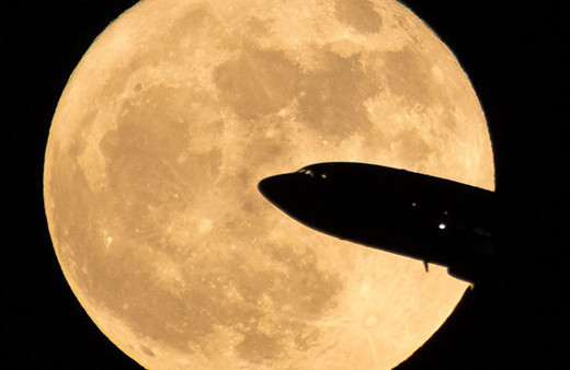 Süper Kanlı Mavi Ay Tutulması'ndan muhteşem kareler