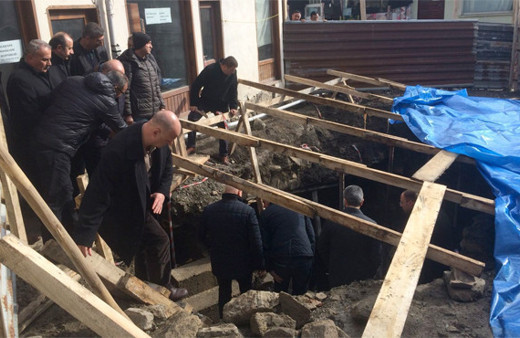 Çorum'da altyapı çalışmasında tarihi oda bulundu