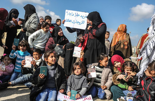 Gazze'de Refah Sınır Kapısı'nın açılması için gösteri