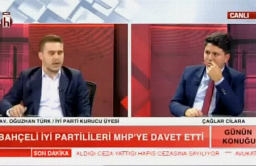 İYİ Partili Oğuzhan Türk canlı yayında partisinden istifa etti!